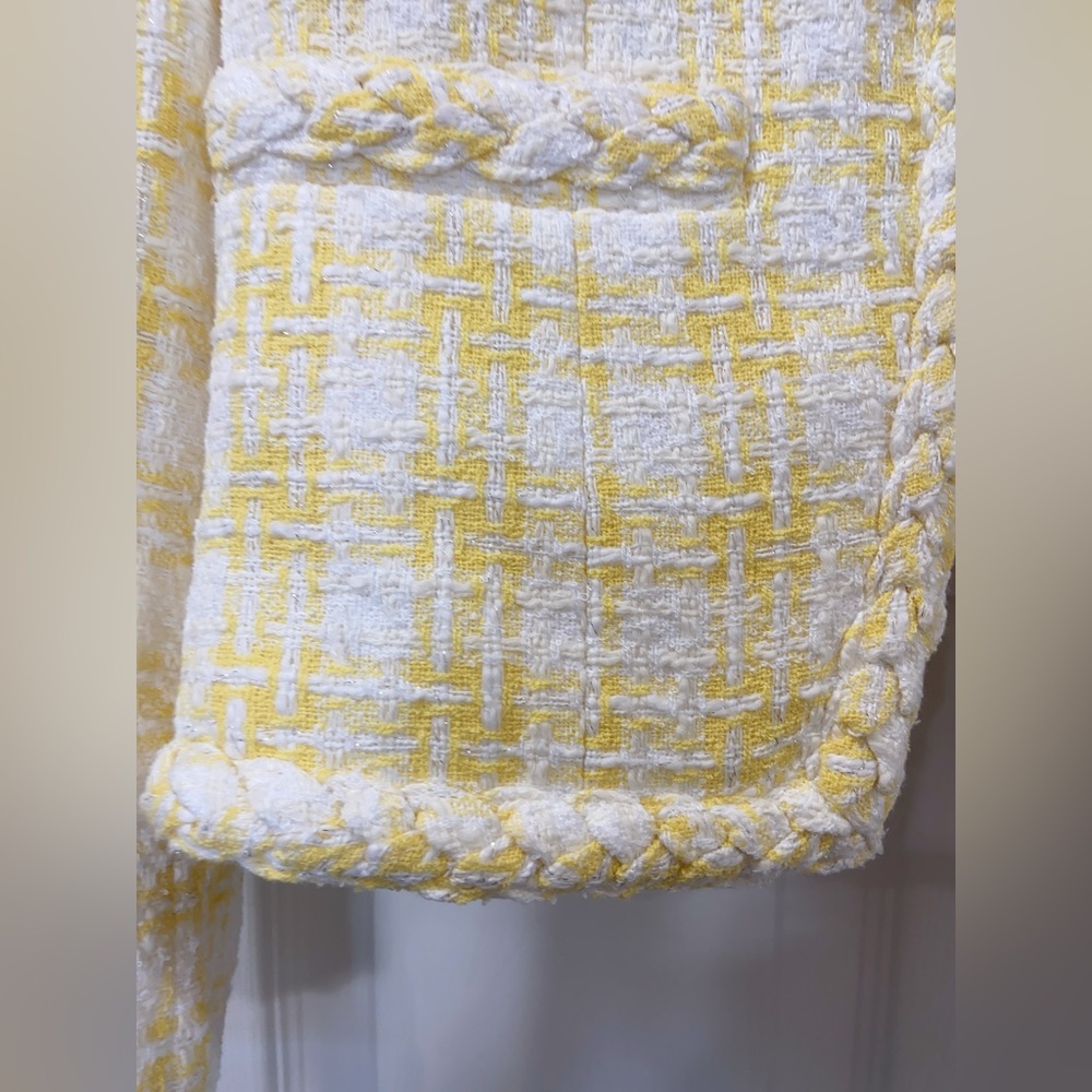 NWT $698 Veronica Beard Bryne Tweed Open-Front Jacket Blazer Jacket - Picture 11 of 15